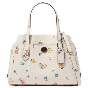 COACH Wildflower Lora 30 Leather Satchel